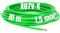Kalitec Câble de câblage X07V-K 1,5 mm² vert - 10 m - Flexible - En PVC - Toron 1,5 mm² - Câblage à fils fins - Câble unique - Câble monofilaire