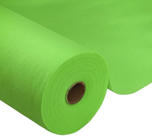 Tischdeckenrolle,Grün,1 x 45m,1 Rolle Tischdecke,Einweg Vlies Stoffähnlich,ideal für Jede Party,Hochzeit,Geburtstagsfeier,Gastronomie,Größe und Farbe nach Wahl