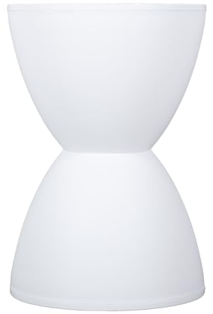 AONYAYBM Tabouret Moderne en Forme de Sablier, Tabourets de Piscine pour sous-Marin, Tabouret Décoratif, Tabouret de Jardin Extérieur, Tabouret de Table à Bout Rond en PP pour