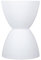 AONYAYBM Tabouret Moderne en Forme de Sablier, Tabourets de Piscine pour sous-Marin, Tabouret Décoratif, Tabouret de Jardin Extérieur, Tabouret de Table à Bout Rond en PP pour