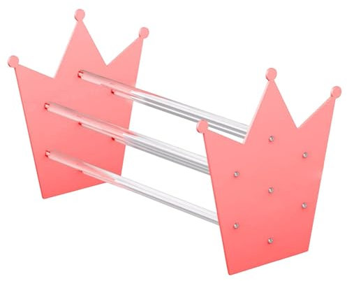 Wisylizv Haarspangen-Halter, Organizer, Acryl-Haarreifen-Ständer, transparenter Haarreifenständer, multifunktionaler Haarband-Halter für Damen und Mädchen