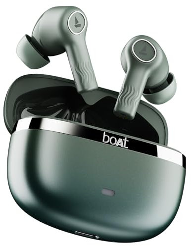 boAt Nirvana Ion ANC Pro, Hires Audio LDAC, Active Noise Cancellation(~32dB),120Hrs Battery,App Support, Fast Charge, v5.3 Bluetooth Earbuds, TWS Ear Buds Wireless Earphones with mic (Northern Lights)
