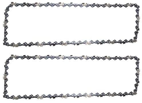 JUUDDENPARTS 2Pcs 16 40cm Chainsaw Saw Chains, 3/8 LP Pitch 0.043 Gauge 57 Drive Links, Replacement for Bosch AKE40 AKE40S AKE40-17S AKE40-18S AKE40-19S