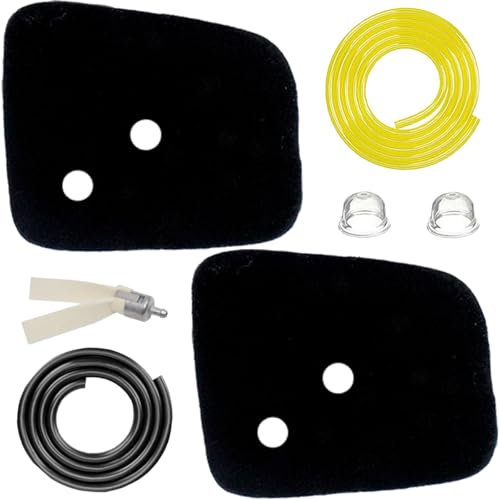 ZAMDOE 523013401 Air Filter for Husqvarna 122 HD45 122HD60 322HD60 CHT220 CHT220L for Jonsered HT2223T HT2218 Hedge Trimmer Part Replace for McCulloch SuperLite 4528 with Fuel Filter Fuel Line