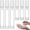 HhBdy 9Pcs Airless Pump Bottle,5ml 10ml 15ml Portable Cosmetic Travel Bottle Refillable Empty Clear Travel Lotion Pump Containers for Foundation Essence Lotion