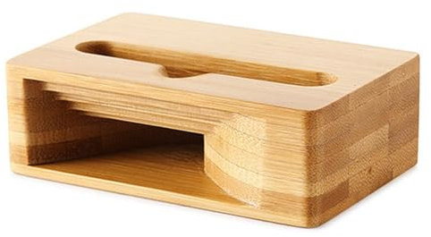Amplificador De Soporte De Teléfono - Stand De Teléfono Móvil De Madera Stander | Amplificador De Sonido del Teléfono Celular | Soporte De Teléfono De Madera Natural para Escritorio, 10x6x3cm