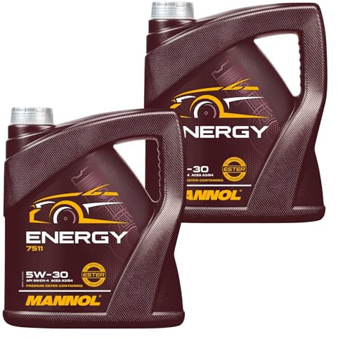 Set 85476903 MN7511-4 2x 4 Liter Original MANNOL Motoröl Energy 5W-30 API SL/CF Engine Oil Öl