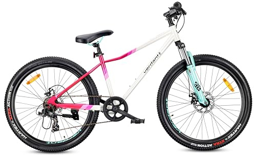 sun baby Verdant Calix MTB Mountainbike 26 Zoll | Fahrrad für Damen, Herren, Mädchen und Jungen, Stoßdämpfer, Scheibenbremsen, 7 oder 21 Gänge
