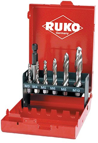 Best Price Square Drill and TAP Set, M3-M10 270020 by RUKO