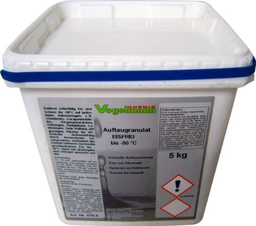 225 kg Auftaugranulat Eisfrei, bis -50 °C, 8 mal schneller als normales Streusalz