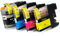 OBV 4X kompatible Tintenpatrone als Ersatz für Brother LC-123BK/C/M/Y für Brother DCP-J132W DCP-J152W DCP-J172W MFC-J4710DW MFC-J6920DW MFC-J875DW u.a.