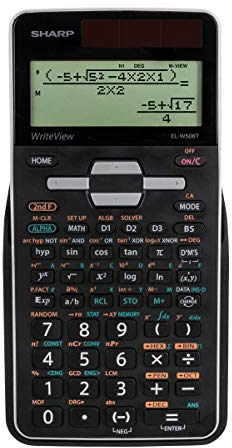 SHARP EL-W506TB SL Schulrechner mit WriteView EL-W506TBSL Schwarz