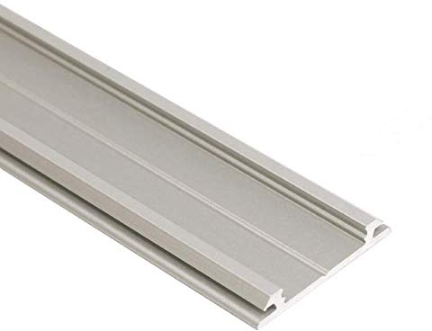 MEC Light 2m elastisches Profil Ela biegsame Leiste für LED Streifen/Stripes + Abdeckung (2m / Abdeckung Rund)