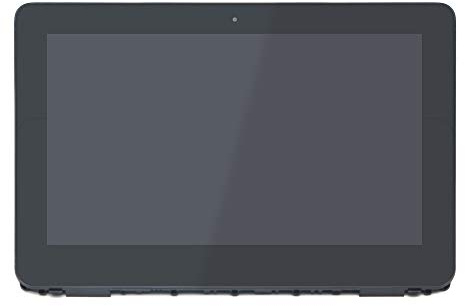 FTDLCD 11.6 Inch Reemplazo HD LCD Pantanlla + Pantalla Táctil + Marco Digitalizador de Ordenador Portátil para HP Chromebook x360 11-ae010nr 11-ae020nr 1366x768