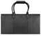 LEABAGS Leder Weekender Damen & Herren I Echtleder Premium Reisetasche I 40 l Sporttasche I Duffle Travel Gym Bag I Sporttasche I Trainingstasche I Tasche Flugzeug I groß I Nappa Schwarz