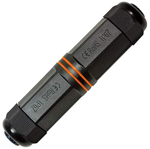 odedo CAT 6A RJ45 LAN Kupplung outdoor Patchkabel Verbinder wassergeschützt IP67, 10 GBit Netzwerk Kabel Verbinder wasserdicht