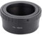 Adattatore per Lenti ad Anello T2-M4/3 per Fotocamere, telescopio e Adattatore per connessione Fotocamera mirrorless, Adatto per Micro 4/3 G1 GF1 Serie EP1 DSLR, Facile da installare, Nero