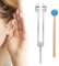 Brrnoo Stimmgabel aus Aluminiumlegierung 126Hz Yoga Meditation Tuning Fork Vibration Sound Tool mit Hammer für Entspannung und Energiebalance