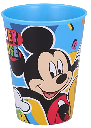 Stor 8412497501076Facile Verre, 260 ML Capacité, Mickey Cool Été
