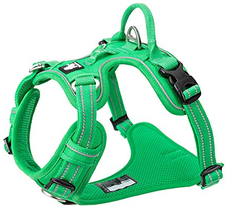 Truelove No Pull Hundegeschirr, reflektierendes Hundegeschirr für Hunde, verstellbare weich gepolsterte Haustierweste mit einfachem Bediengriff TLH56512