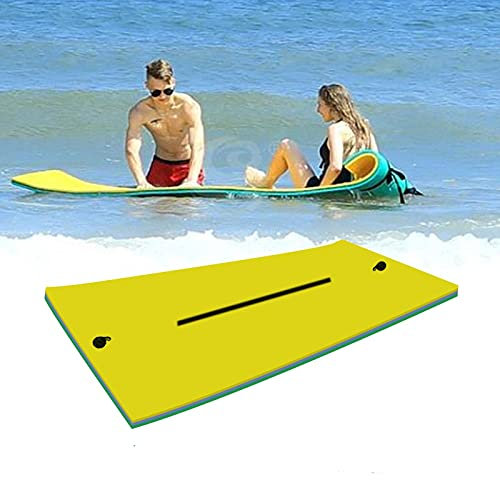 Thrivinger 70.3X 23.6 Pouces Coussin d'eau Flottant, Matelas Piscine en Mousse Natation Tapis Coussin d'eau, Mousse XPE Déchirures, pour Piscine River Lake Beach
