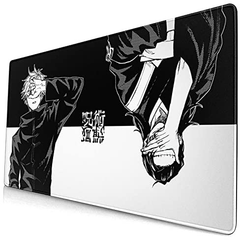 Jujutsu Kaisen Mauspad, großes erweitertes Gaming-Mauspad, langes Anime-Mauspad, XL-Tastatur, Mauspad, Schreibtischunterlage für Laptop, Computer, Heimbüro, Geschenk, 40,1 x 74,9 cm