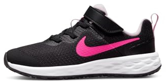 NIKE Revolution 6 NN (PSV) Scarpe da Runing Black/Hyper Pink-Pink Foam 35