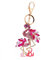 ARFUKA Schlüsselanhänger Flamingo Anhänger Schlüsselhalter Schlüsselringe Handtaschenanhänger Kristall Strass Taschenanhänger Autoschlüsselanhänger Keychain Geschenke für frauen