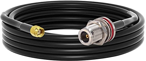 YILIANDUO LoRa Antennen Verlängerungskabel N Buchse auf RP-SMA Stecker Low Loss Y240 Kabel 3M für LoraWan Gateway Antenne RAK Nebra Bobcat HNT Helium Hotspot Miner Antenne Wireless Router