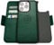 Dreem Fibonacci kompatibel mit iPhone 14 Pro Max Brieftaschen-Etui / 2-in-1 stoßfestes Etui und abnehmbares Folio aus veganem Leder, MagSafe-kompatibel, RFID-Schutz [Grün]