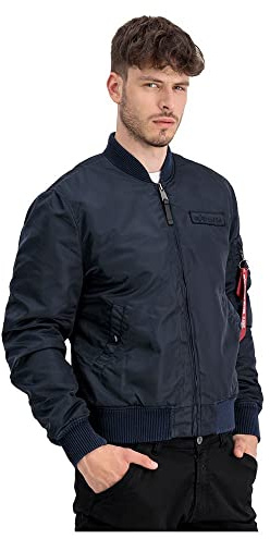 Alpha Industries MA-1 VF Authentic Overdyed Bomberjacke für Herren Rep.Blue