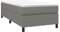 vidaXL Bettgestell, Polsterbett Bett für Schlafzimmer, Bettrahmen mit Lattenrost, Schlafzimmerbett Einzelbett, Dunkelgrau 100x200cm Stoff