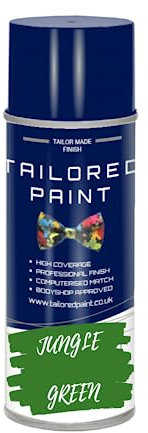 Tailored Paint Dead Plant Reviver Aerosol Paint Green Foliage - Gives Dead Shrubs, Hedges, Boxes a Second Life (1, Jungle Green)