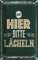 vianmo Blechschild 30x20 cm Ab hier bitte lächeln Deko Geschenk Metall Schild