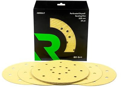 Rikä ABRR017 Drywall Sanding Disc Perforated 225mm 80 Grit 25pk