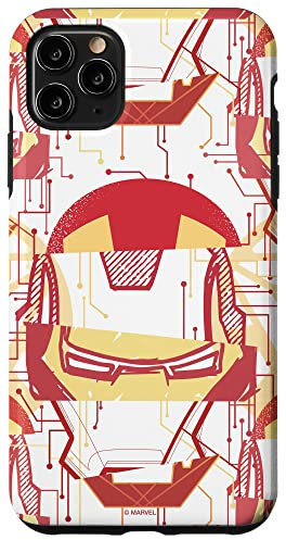 Marvel Iron Man Tony Stark Spliced Helmet Case for iPhone 11 Pro Max