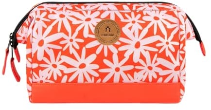 CABAIA - Trousse de Toilette Homme et Femme - Ouverture Grand Angle avec 2 Poches intérieures - Organisateur de Voyage Pratique et Résistant - Vanity avec Un Design Français, Exclusif et Original