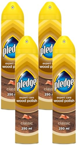 Pledge Furniture Polish Wood Classic 250ml (Pack of 4)