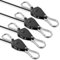 VIPARSPECTRA Verstellbar Seilspanner 4 Stück, Robust Spanngurte mit Ratsche Haken Verstellbar, 1/8 Seilratsche für Hängen Pflanzen, Grow Lampe und Befestigung Sonnensegel, Reisebefestigung für Auto