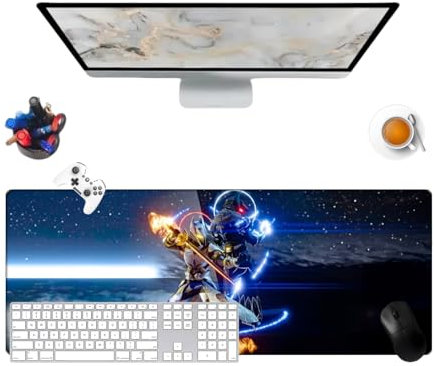 Générique Destiny 2 Game Decorative Under-Desk Mouse Pad, 800 x 300 x 3 mm Waterproof Gaming Mouse Mat and Non-Slip Rubber Base Surface