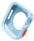 HKTS Funda de TPU para Apple Watch Series Ultra 49 mm 9 8 7 41 mm 45 mm, carcasa con marco de parachoques para iWatch 6 5 SE 4 40 44 mm(Light blue,40mm)