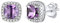 Bestyle Ohrstecker Silber 925 Damen Alexandrit Stein Juni Geschenk für Mama Freundin Valentinstag Muttertags