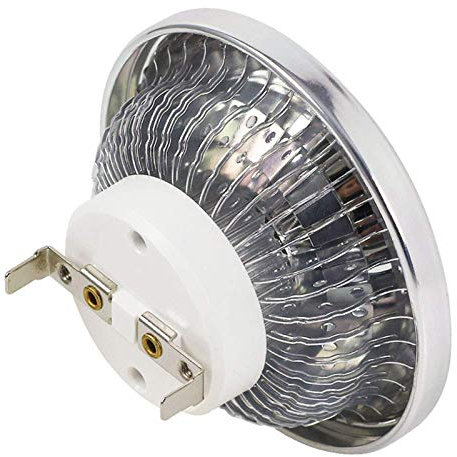 VCHICS 2pcs Focos LED Lámpara Olla De Frijoles Extendieron Nip AR111 12W CE ROHS AR111 Lámpara Venture Para el hogar y la piscina(GU10,Natural white 4000K)