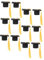 Mipcase 12 Pezzi Di Ornamenti Per Cappelli Da Laureato Classe Del 2023 Topper Per Torta Di Laurea Cappelli Dorati Per Feste Topper Per Torta Di Laurea Decorazioni In Miniatura Blu