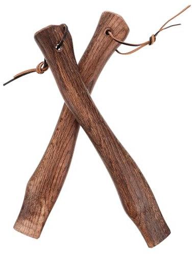 2 Pezzi Legno per Design Ergonomico Facile Sostituzione Compatto e Portatile per Asce Piccole per Attività e Utensili