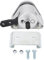 Kit de pinza de freno XtEvu, freno de disco mecánico compatible con manco 9598 9597 go kart, soporte de metal con almohadillas de reemplazo (Plata)