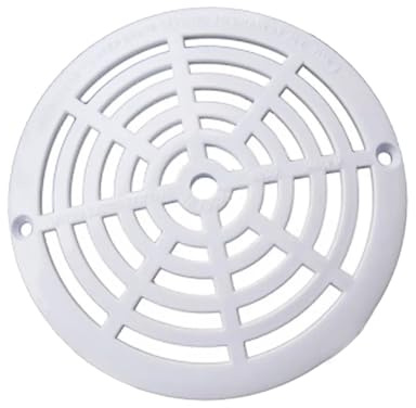 Couvercle de vidange principal de piscine, couvercle de sortie de 18,3 cm, accessoires de drainage d'aspiration pour égouttoir de piscine creusée (couverture)