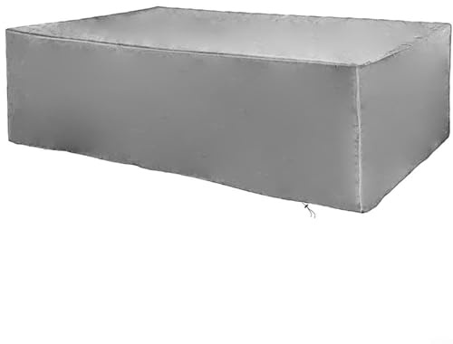 Lastdaytime Robuste Abdeckung für Terrassenmöbel, 210D Oxford-Gewebe mit sicherem Befestigungssystem für Terrassentisch und Stühle