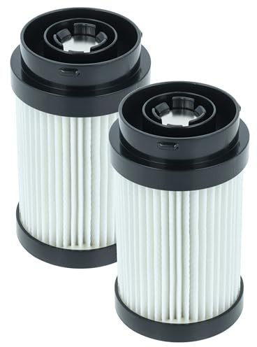 vhbw 2x Staubsaugerfilter Ersatz für Kärcher 2.863-318.0 | 4054278898629 für Staubsauger - HEPA-Filter Schwarz Weiß