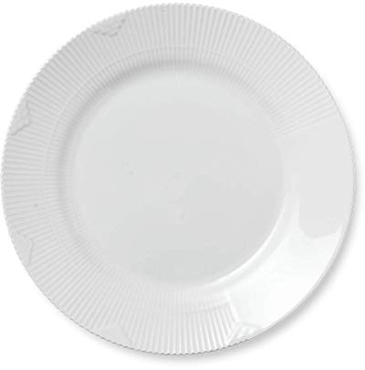 Royal Copenhagen White Elements Flacher Teller Ø 28cm Porzellan Weiß, 1017499